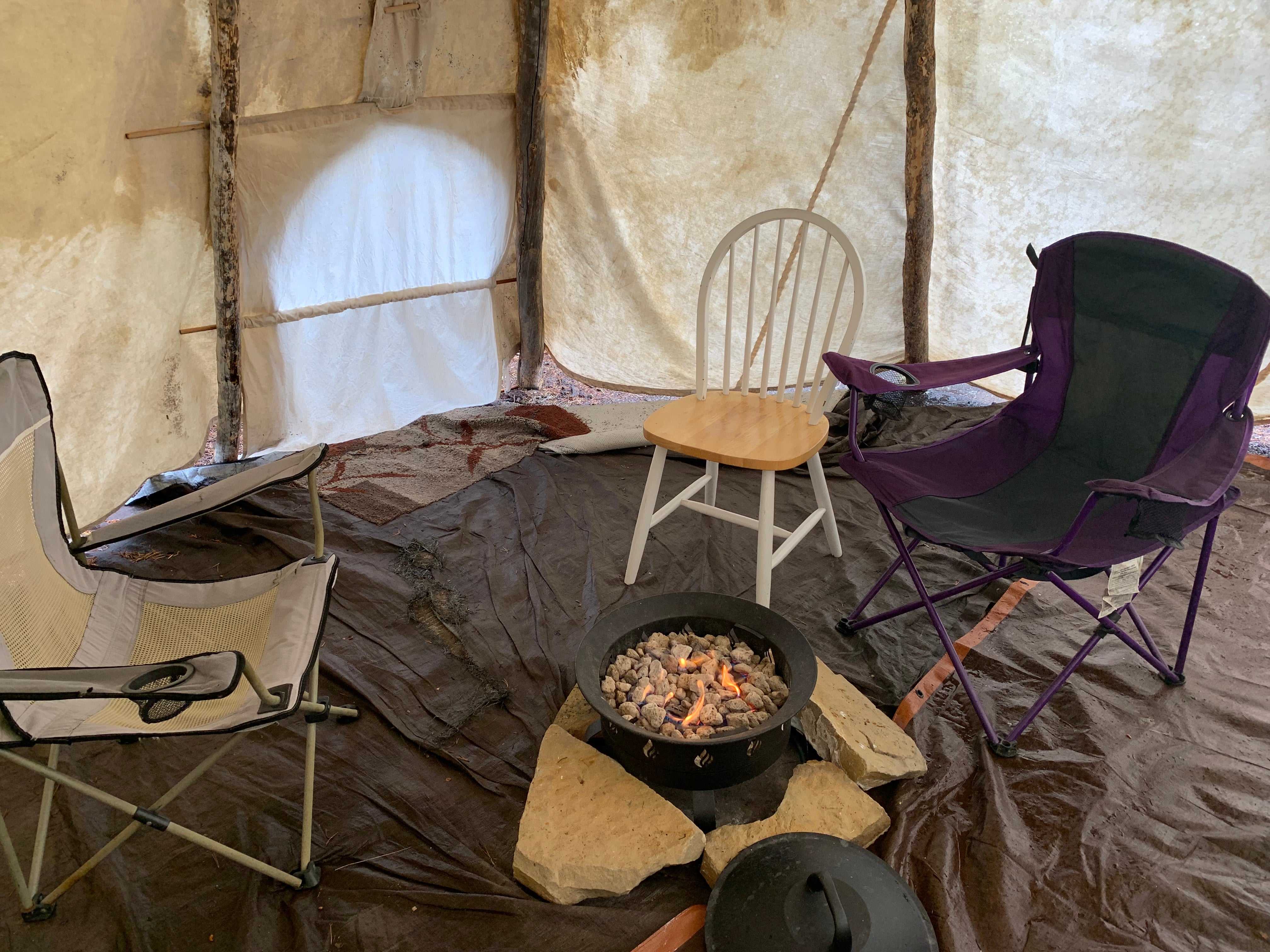 Camper submitted image from Tipi Tranquility  - 2