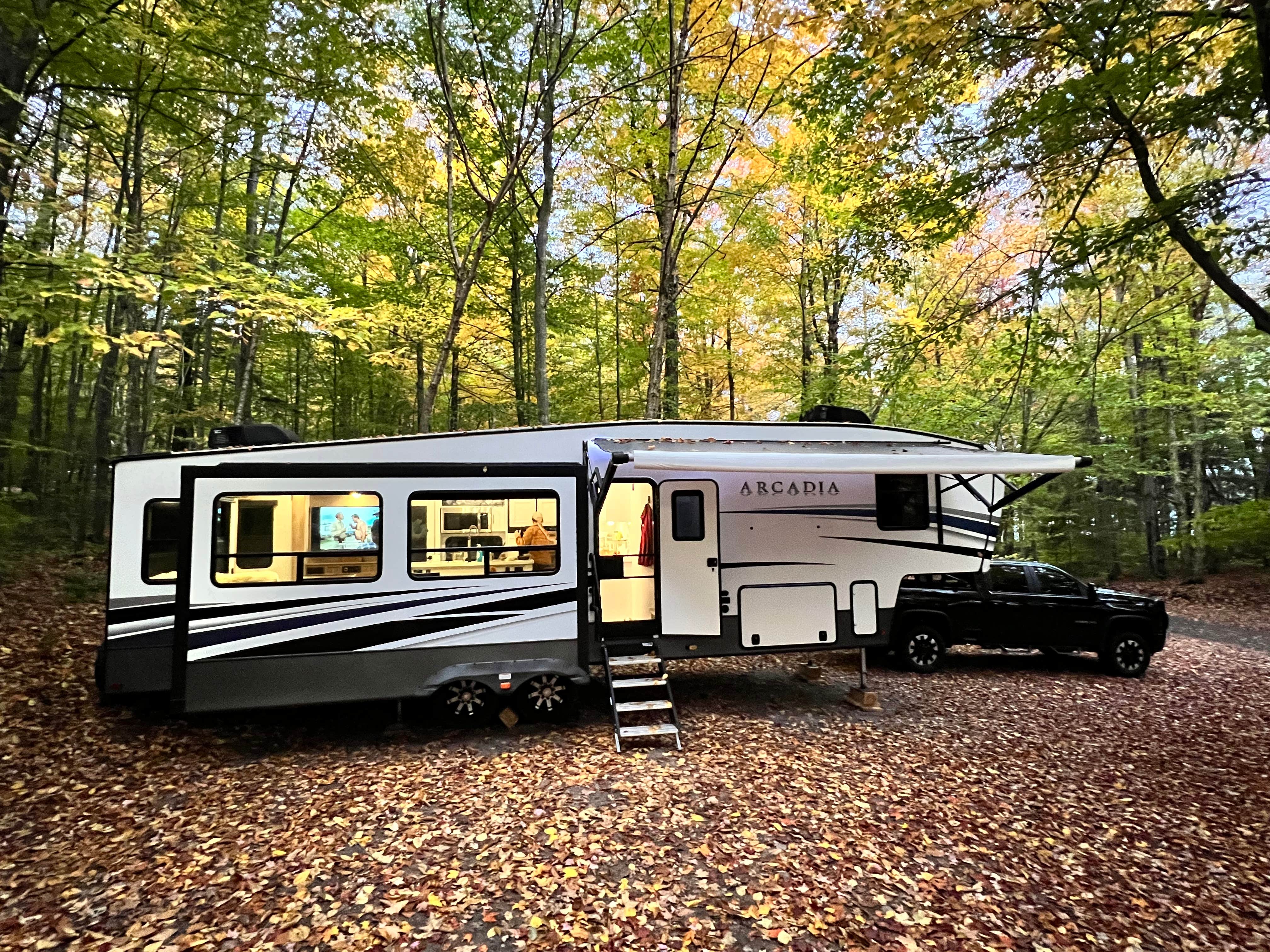 Bella S.'s photo of rv camping at Nicks Lake Campground near Old Forge, NY