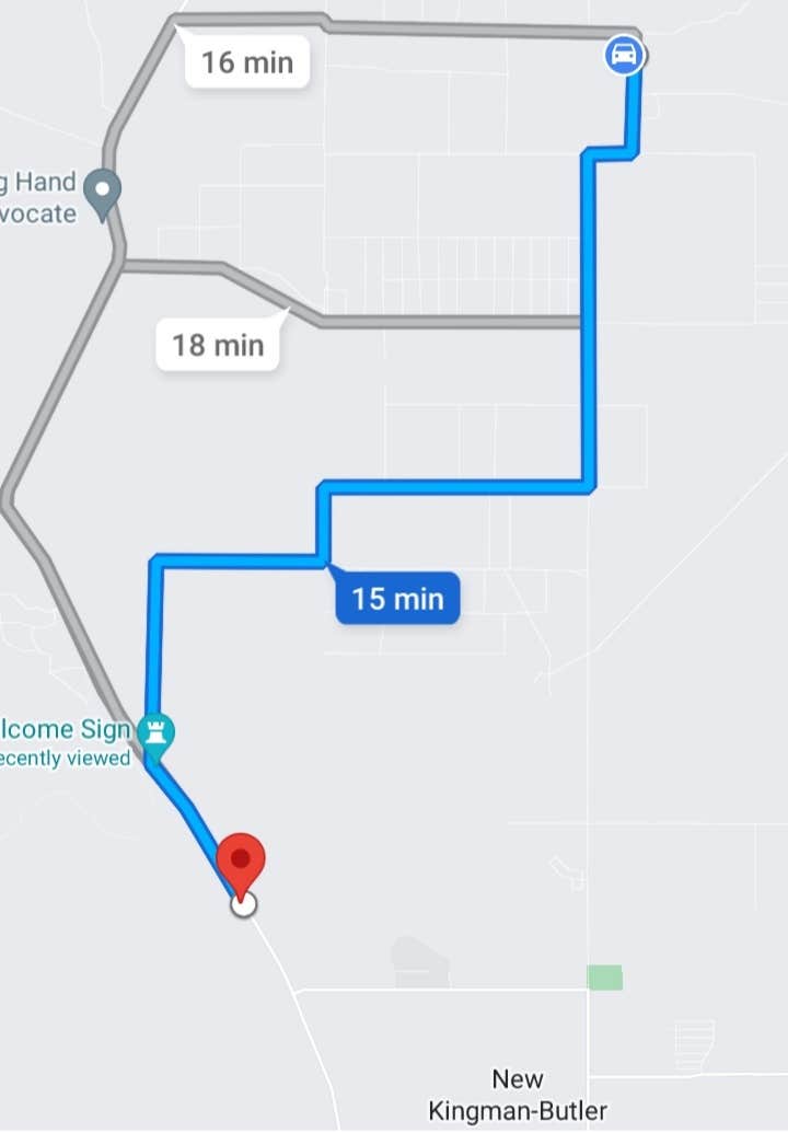 Sunward Ho! RV Spaces Kingman, AZ