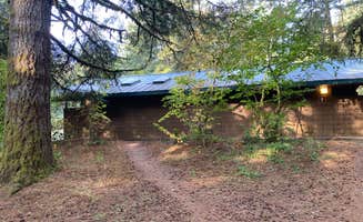 Amy & Stu B.'s photo of glamping accommodations at Milo McIver State Park Campground near Government Camp, OR