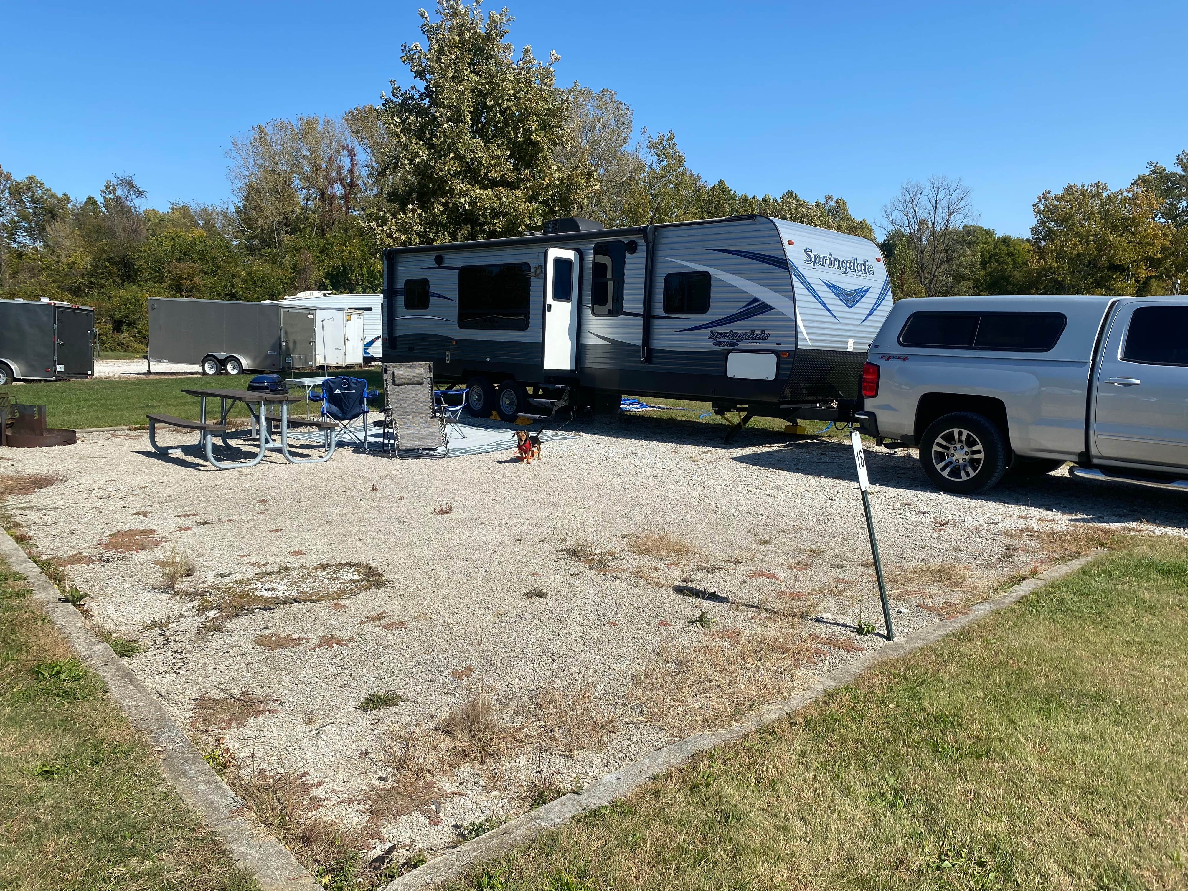 Camping near Johnson County Fairgrounds: Camp Atterbury Campground, Nineveh, Indiana
