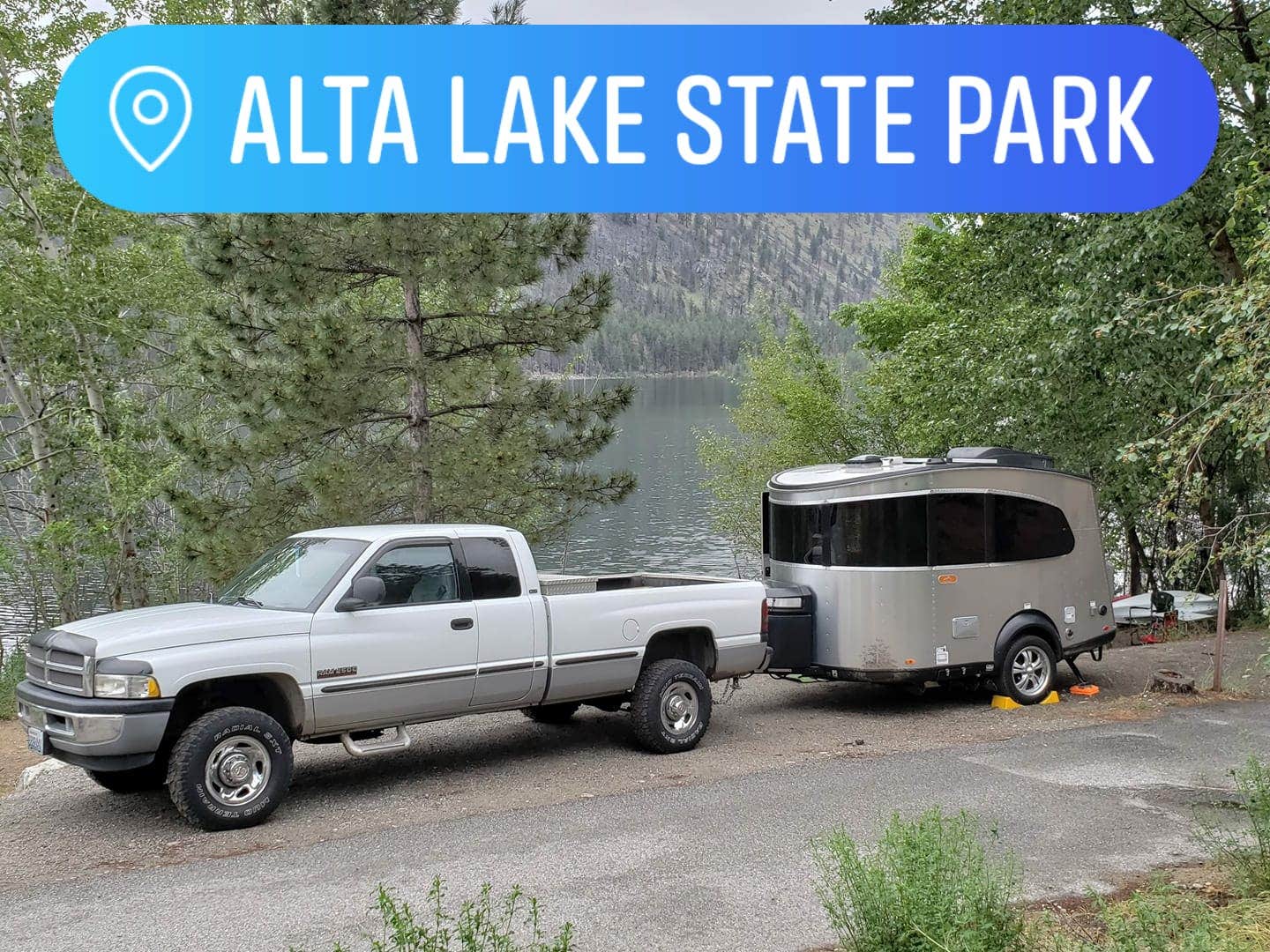 Shay F.'s photo of rv camping at Alta Lake State Park Campground near Pateros, WA