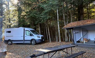 Katy Z.'s photo of rv camping at Little River State Park Campground near New Haven, VT