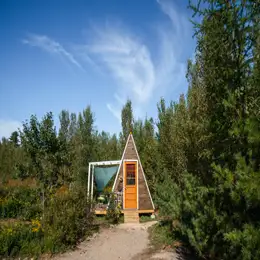 Campground Finder: Micro A-Frame Cabin