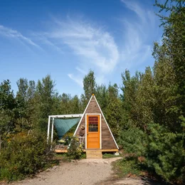 Campground Finder: Micro A-Frame Cabin
