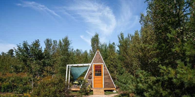 Camper submitted image from Micro A-Frame Cabin