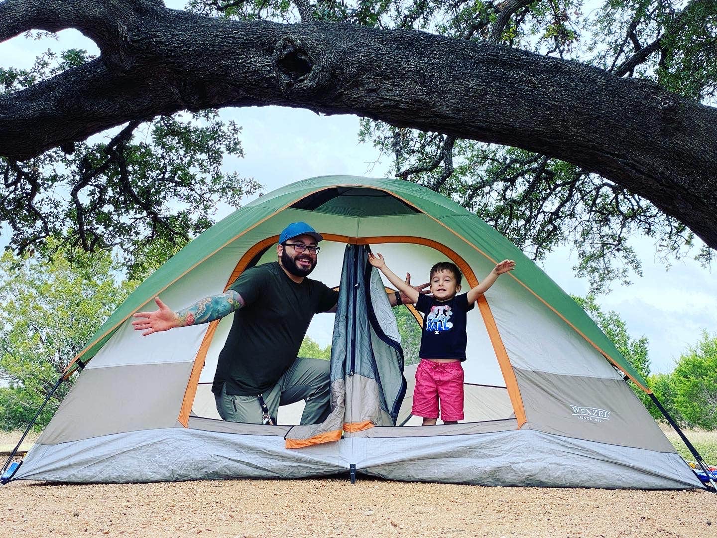 Steve L.'s photo of tent camping at Tejas Park near Temple, TX