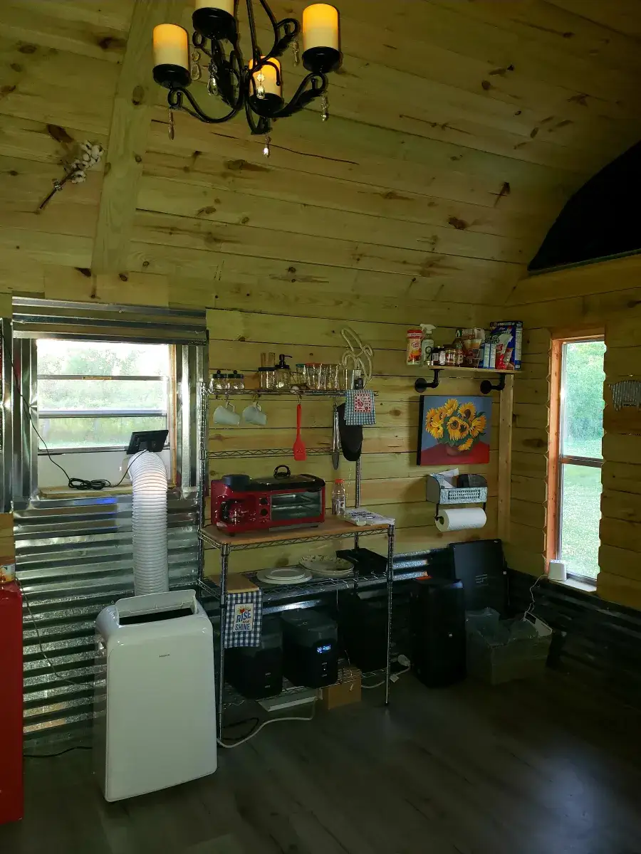 Camper-submitted photo at Lucky H & W Farm Hatchery Cabin near Shreveport, LA