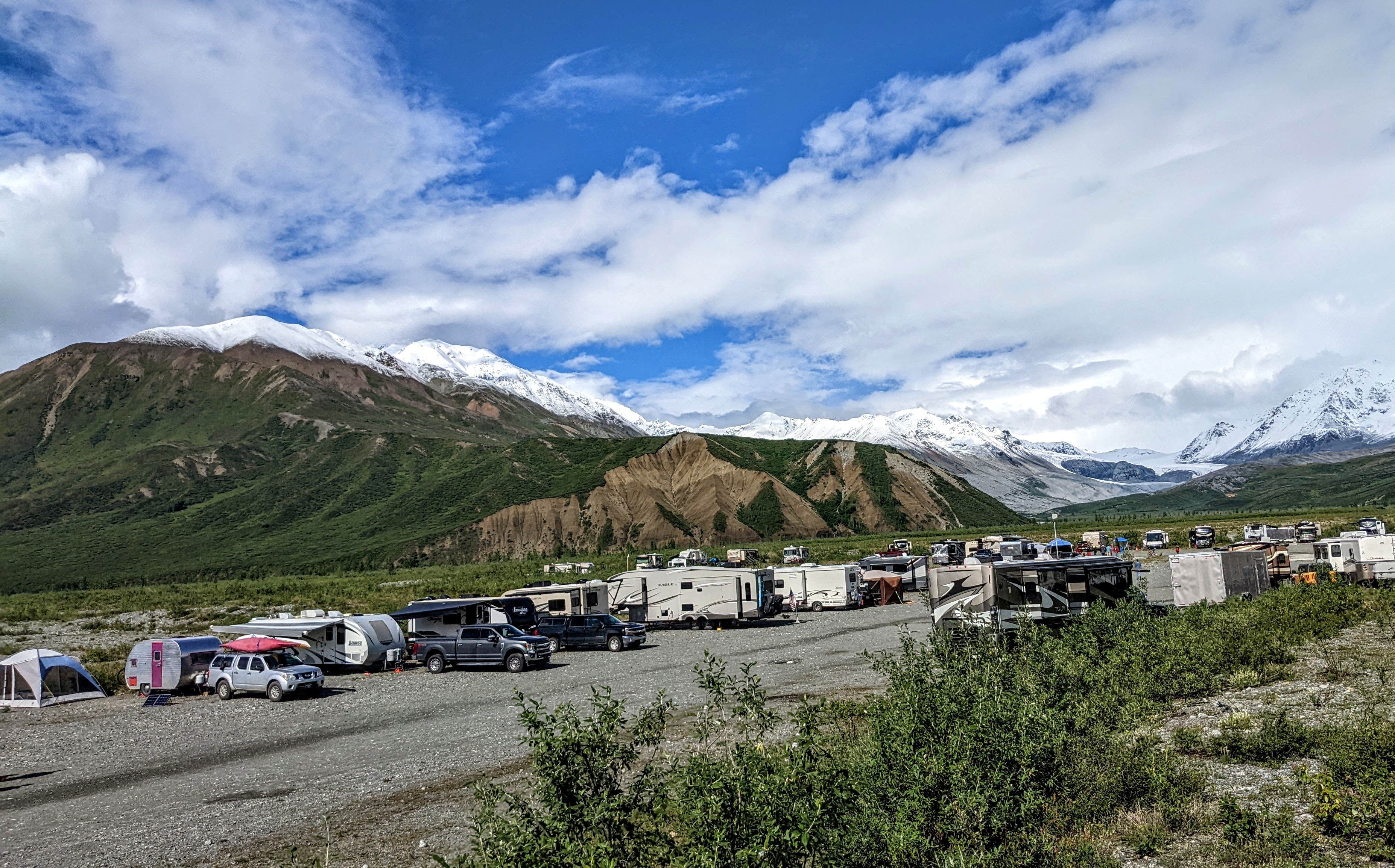 Camper submitted image from Isabell Pass, Gulkana Glacier Area - 3