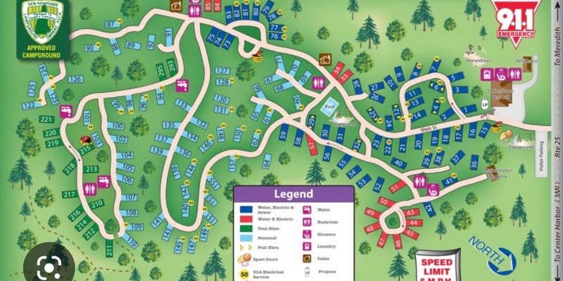 Camper submitted image from Harbor Hill Camping Area