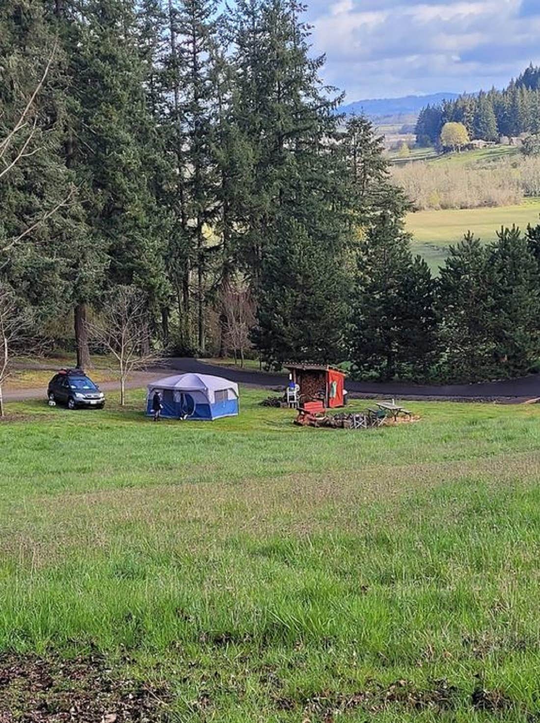 Camper-submitted photo at Carsner Tree Farm (CTF) near Sweet Home, OR