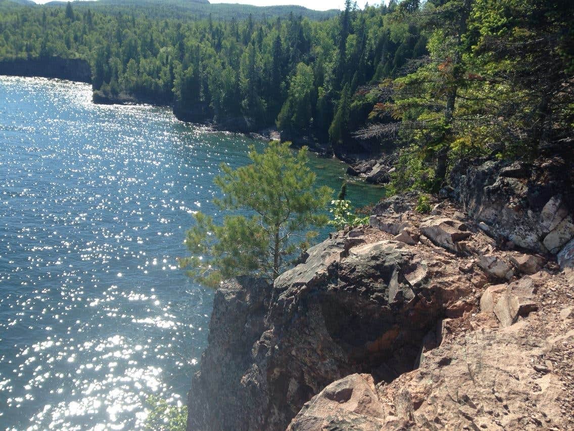 Camper submitted image from Baptism River Campground — Tettegouche State Park - 2