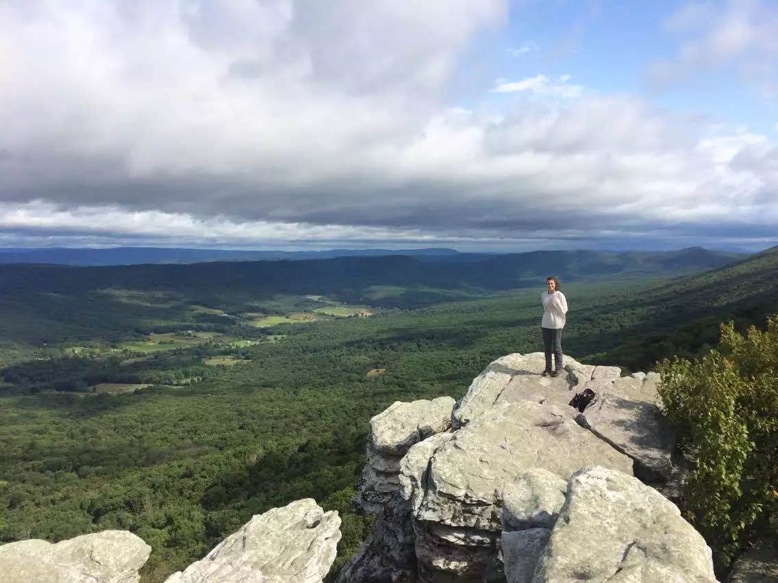 Hike to Big Schloss provided a spectacular view!