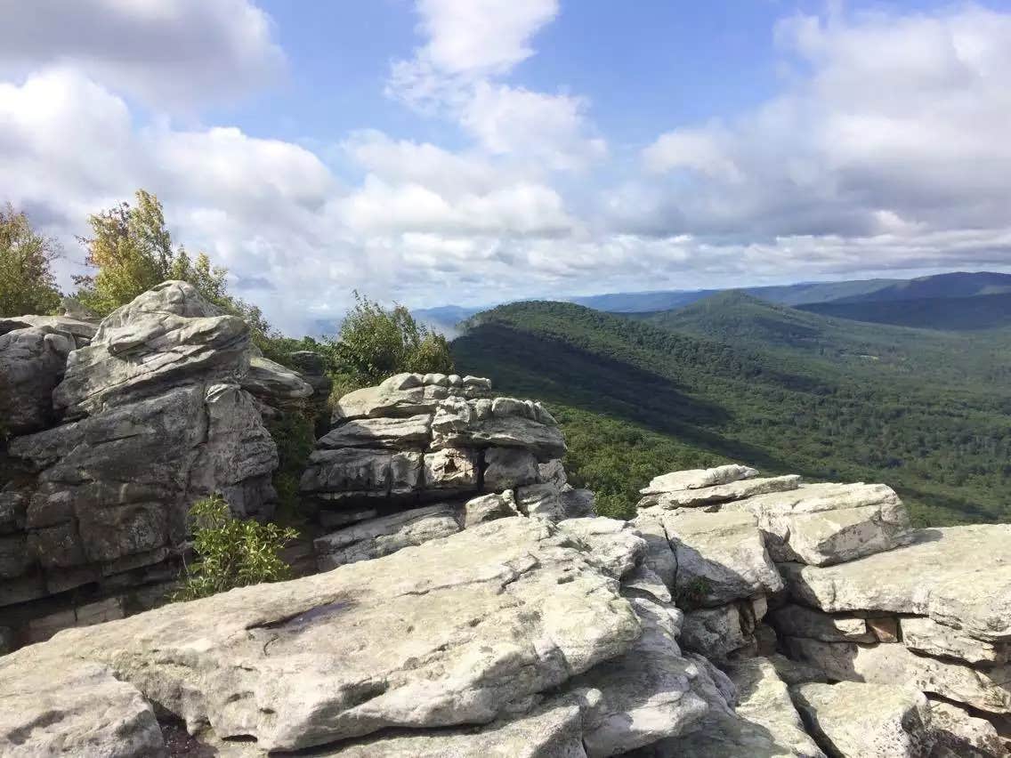 Big Schloss had some pretty neat rocks, and was a fun, short hike.