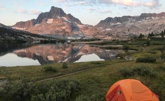 Dave V.'s photo of tent camping at Thousand Island Lake Backcountry near Bass Lake, CA