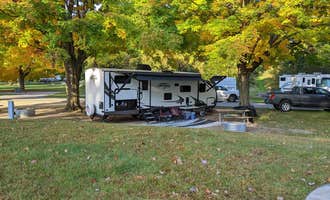 Camping near Waterloo Sugarloaf Modern — Waterloo Recreation Area: Portage Lake Campground — Waterloo Recreation Area, Grass Lake, Michigan