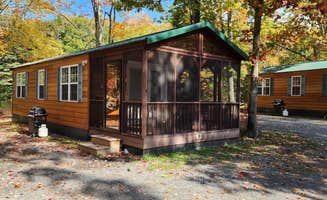 Matt R.'s photo of a cabin at Bayley's Camping Resort near Cape Porpoise, ME