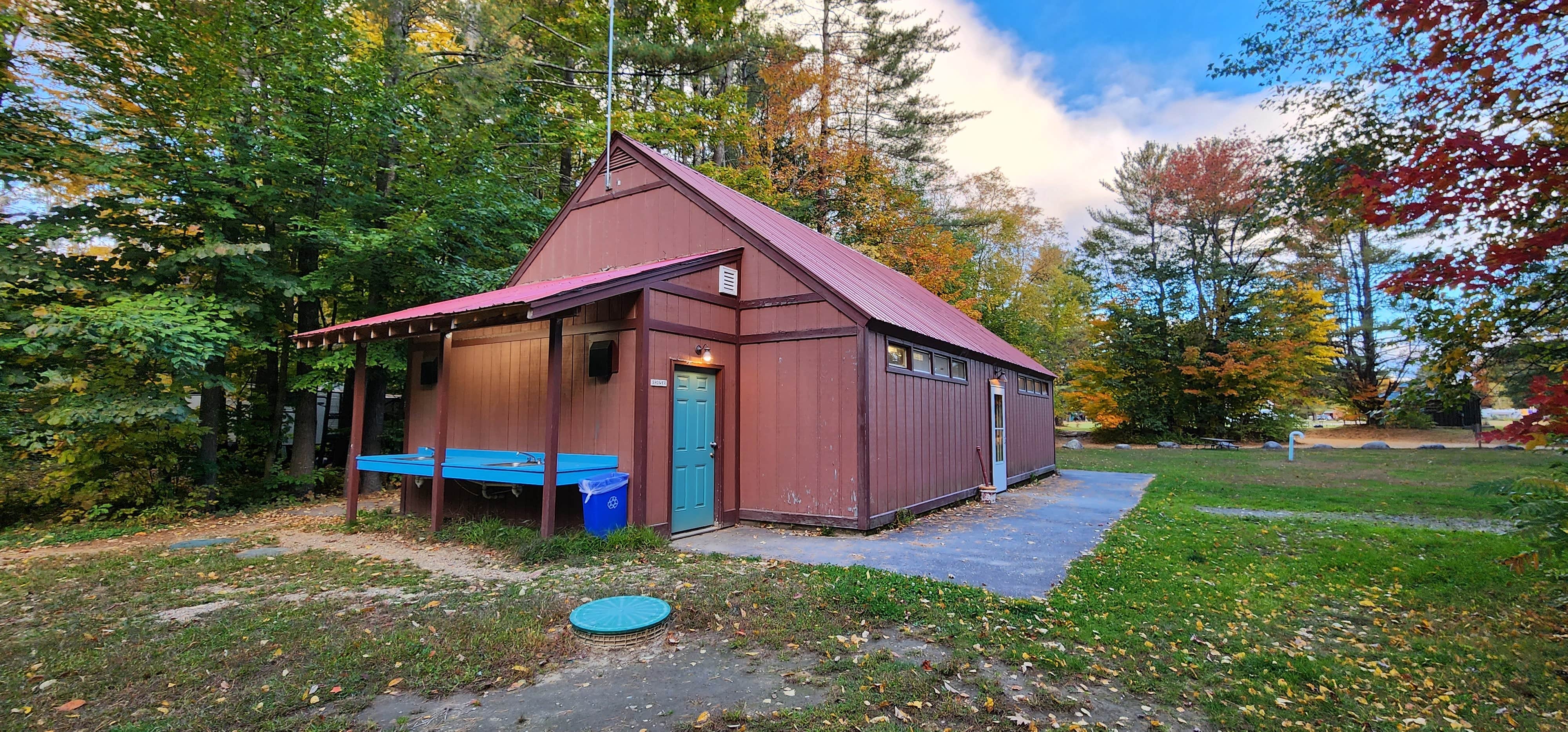 Matt R.'s photo of a cabin at Branch Brook Campground near Lyme, NH