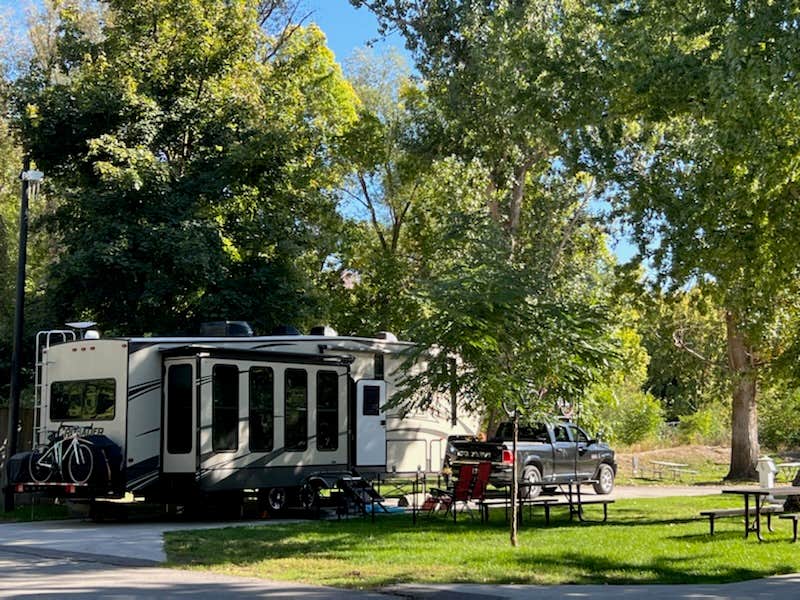 Sam S.'s photo of rv camping at Lagoon RV Park & Campground near South Jordan, UT