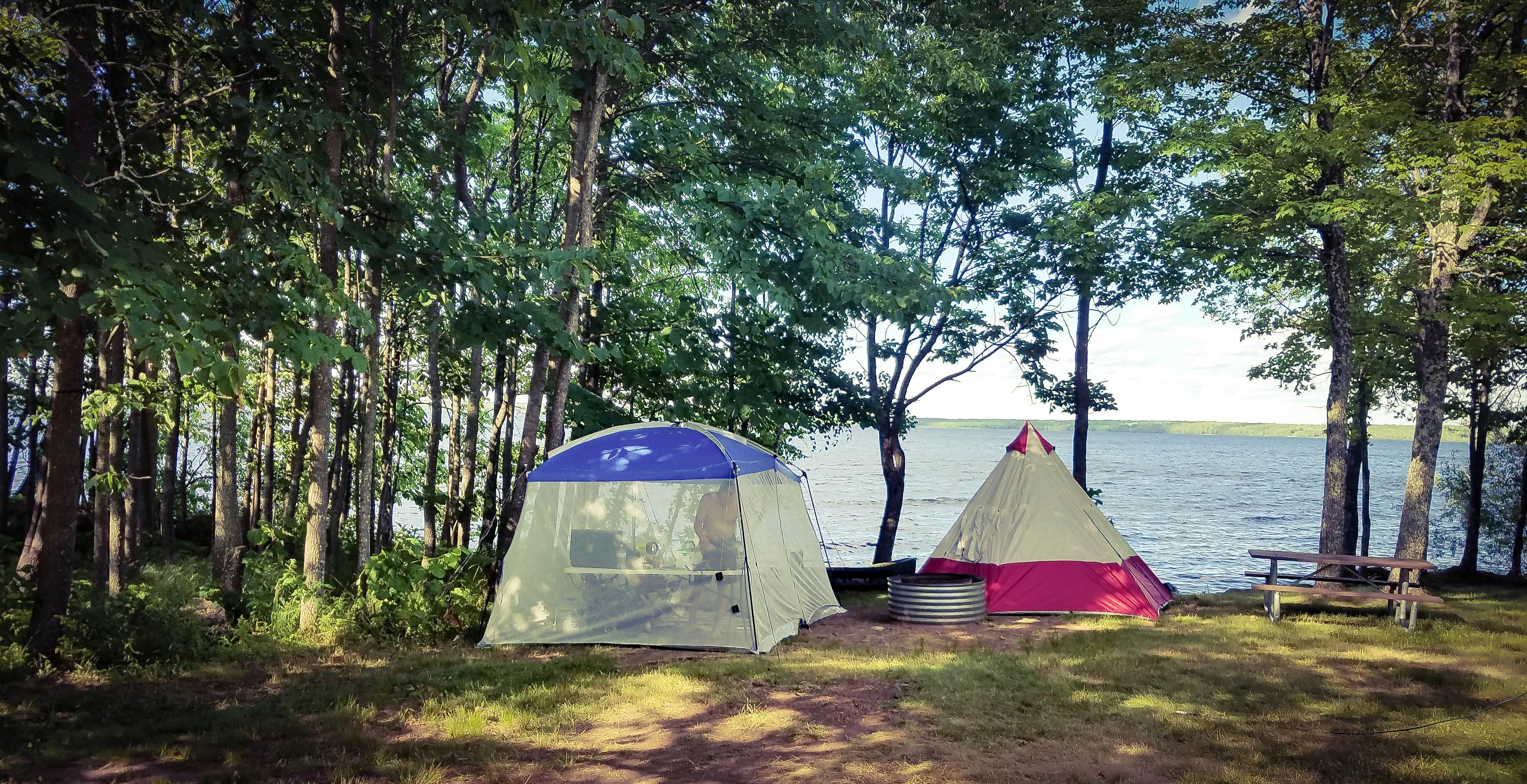 Nikki P.'s photo at Lake Gogebic State Park Campground near White Pine, MI