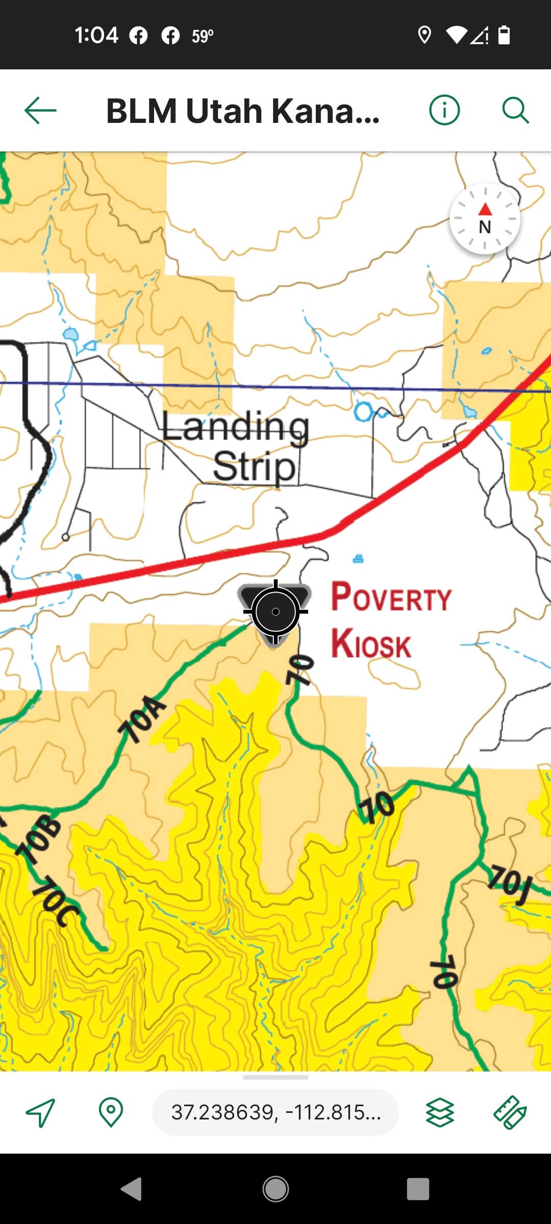Camper submitted image from Poverty Flat BLM Road #70 Dispersed Camping Area - 3