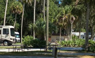 Camping near Sugar Mill Ruins Travel Park: New Smyrna Beach RV Park & Campground, New Smyrna Beach, Florida