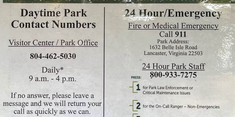 Camper submitted image from Belle Isle State Park Campground