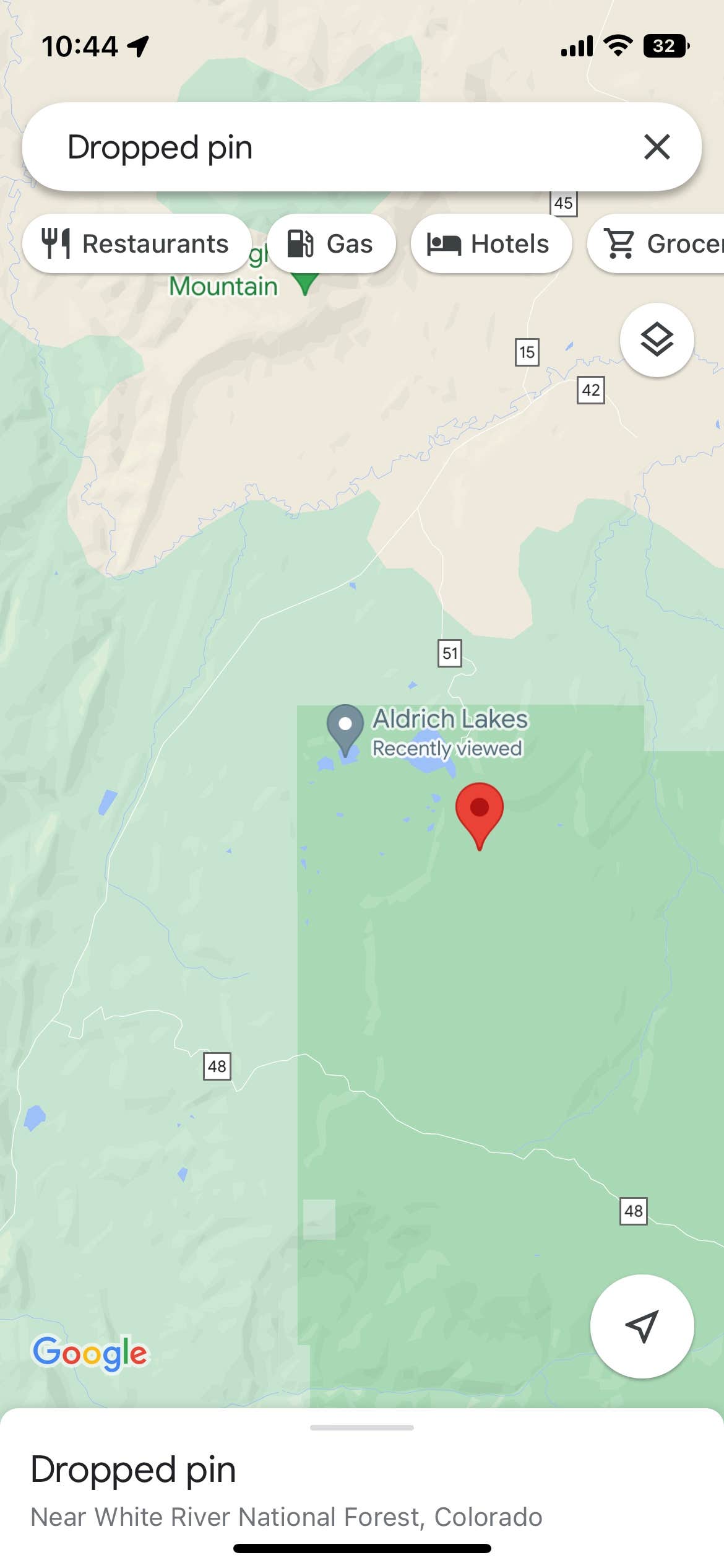 White River National Forest dispersed Camping Meeker, CO