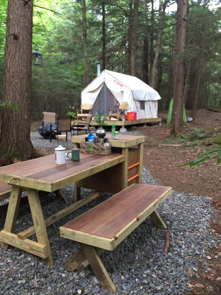 The Dyrt's photo at Tentrr Signature Site - Adirondack - Coleman Outfitted Site near Cincinnatus, NY
