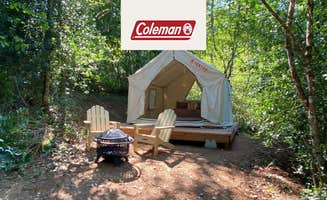 The Dyrt's photo at Tentrr Signature Site - Babbling Creek "Glamp"site at Cuzicanland - Coleman Cooking Site near Camas, WA