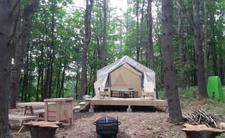 The Dyrt's photo at Tentrr Signature Site - Forest Farm Waterfall Camp Site near Fultonham, NY