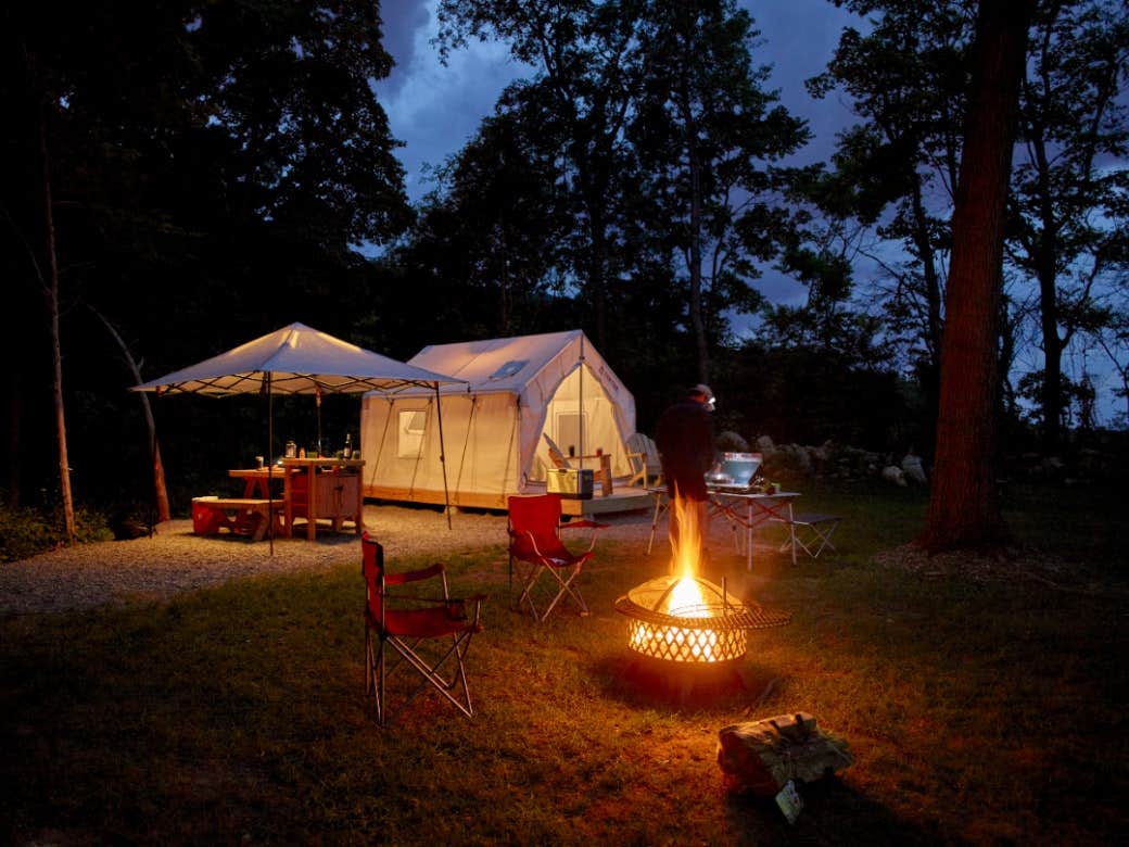 The Dyrt's photo at Tentrr Signature Site - Appalachian Trail Hilltop Hideaway - Coleman Cooking Site near Washington Township, NJ