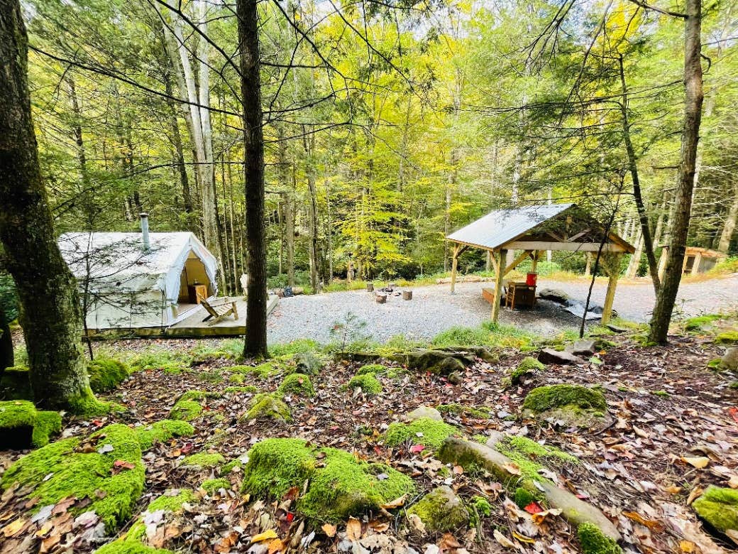 The Dyrt's photo of glamping accommodations at Camp Dietrich - A Creek Runs Through It near Tobyhanna, PA