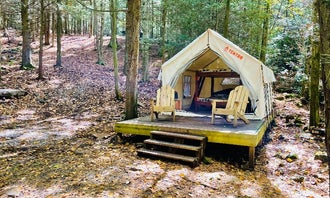 Camping near Camp Dietrich - A Creek Runs Through It: Camp Dietrich - Retreat on Bear Creek, Jim Thorpe, Pennsylvania