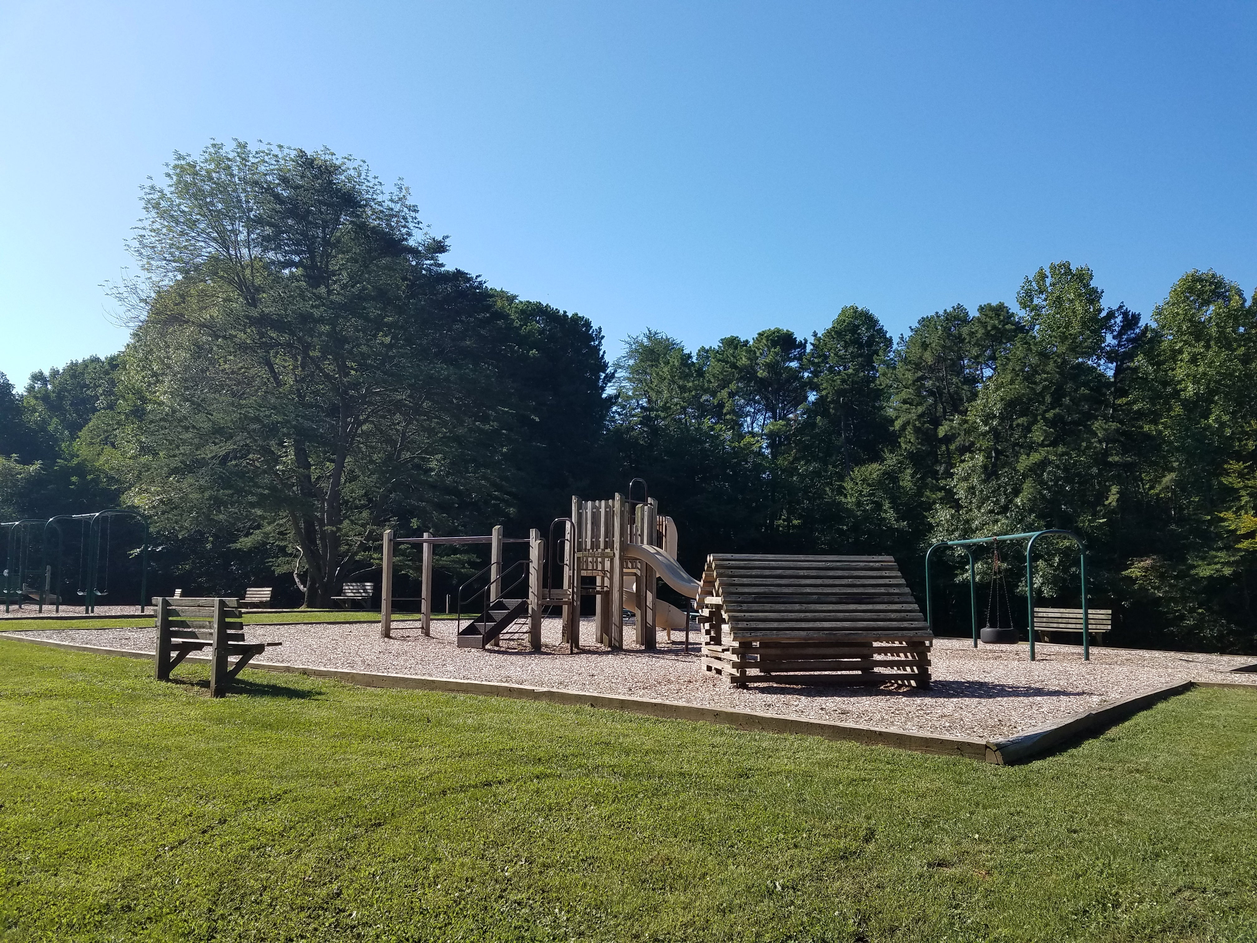 Partial view of the playground. There's more to the left.