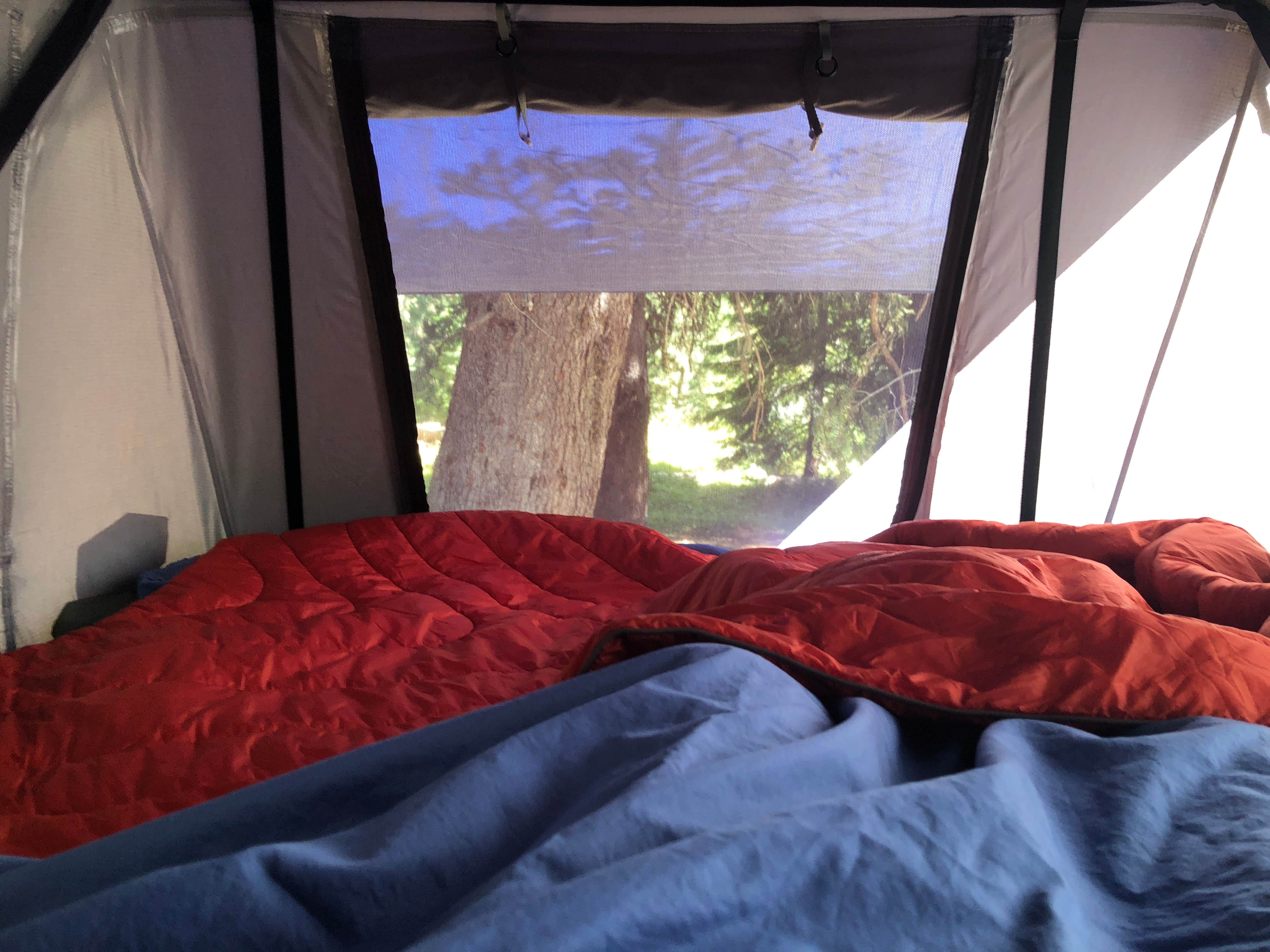 Dawnielle C.'s photo of glamping accommodations at Fish Creek Campground near Gilchrist, OR