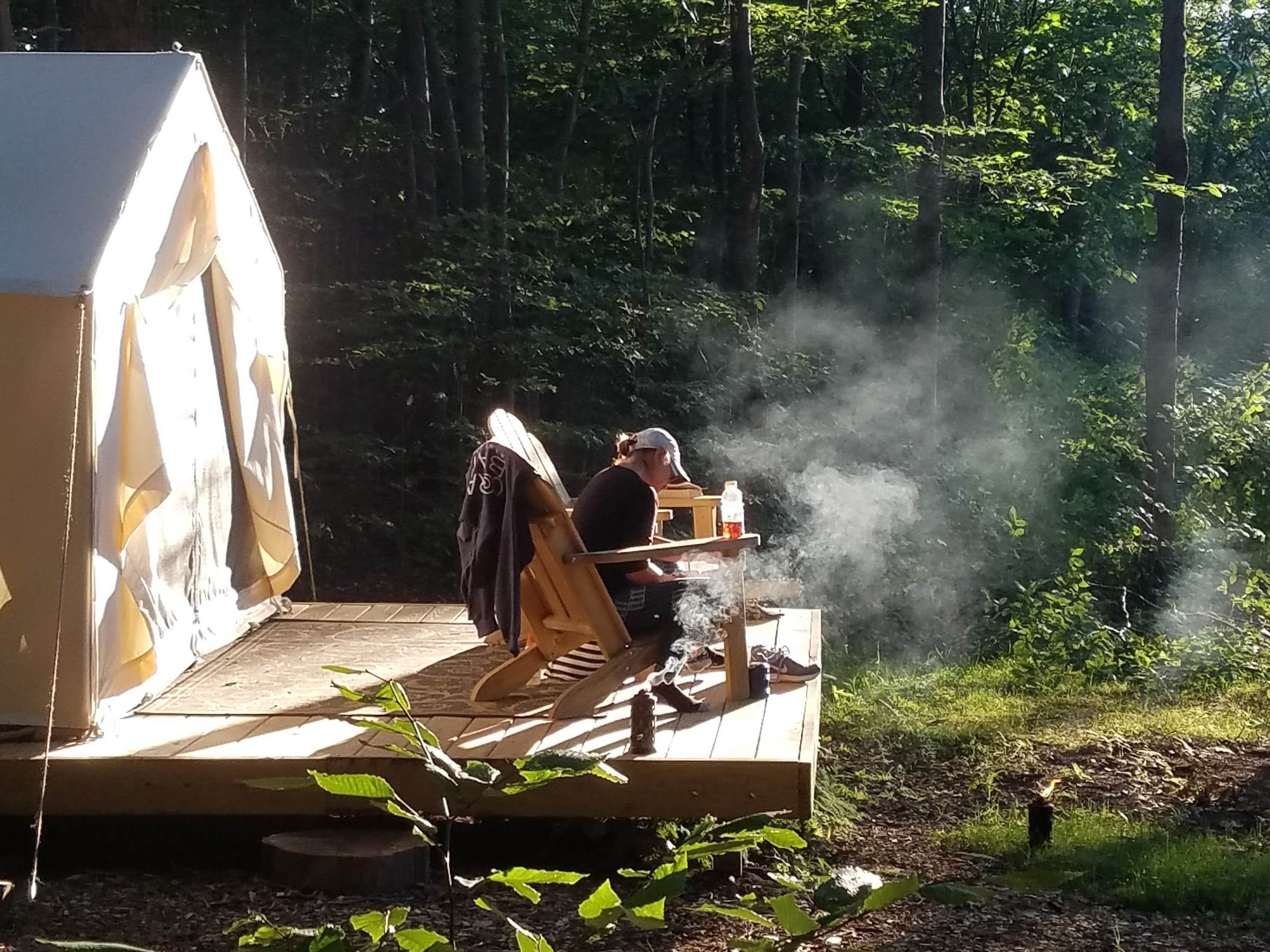 The Dyrt's photo at Tentrr Signature Site - Shady Knolls near Tannersville, NY