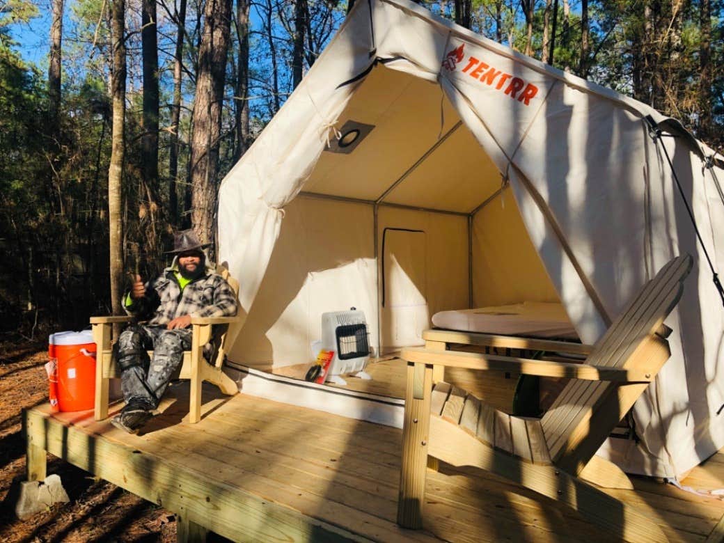 Private tent camping near me 2025