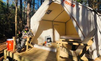 The Dyrt's photo at Tentrr Signature Site - Exodus XX: Lakefront Private Campsite at Shabbat Retreat near Huntsville, TX
