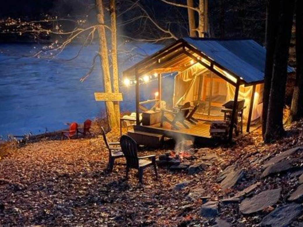 The Dyrt's photo at Tentrr Signature Site - River's Edge Sunrise near Barryville, NY