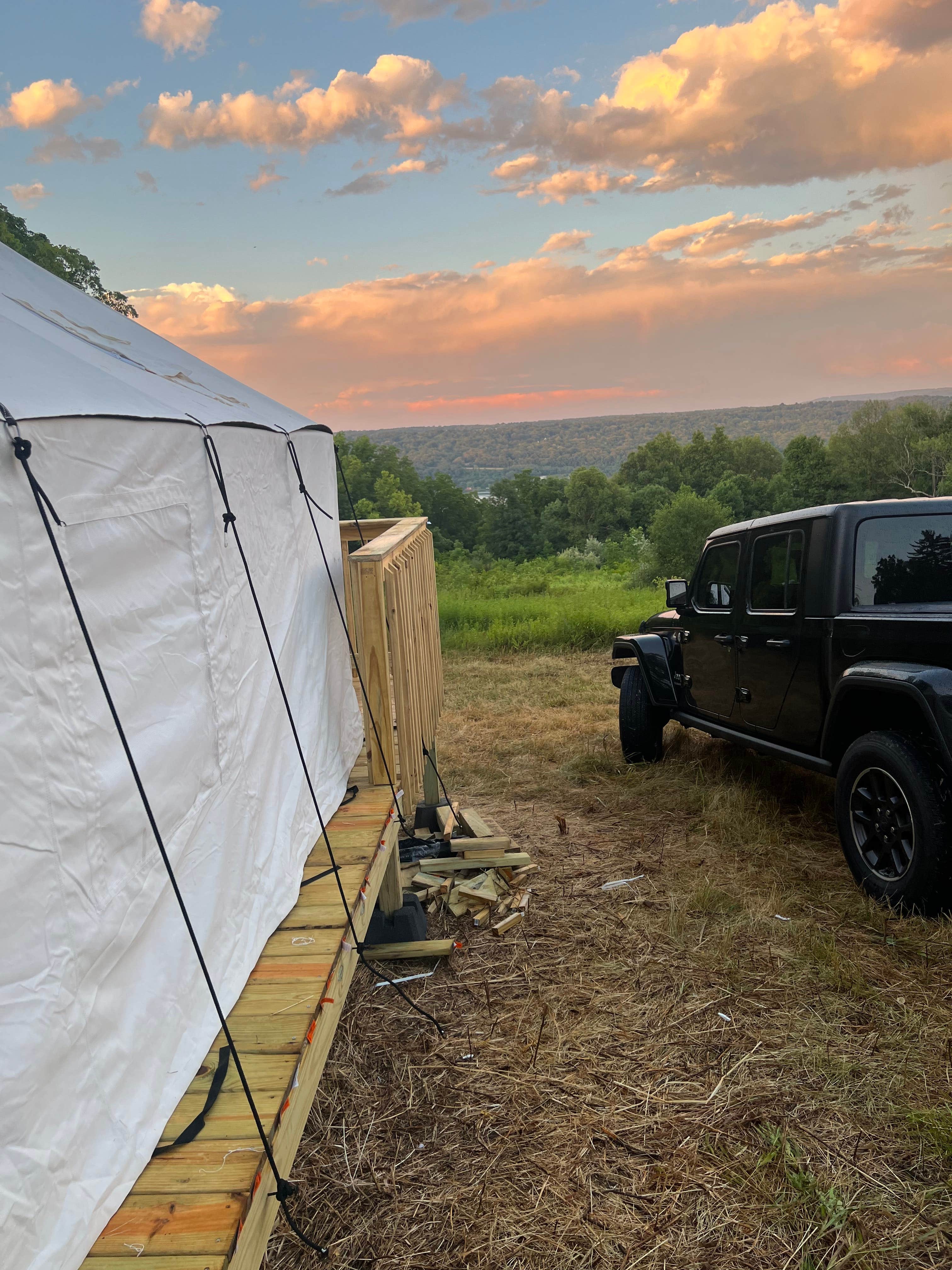 The Dyrt's photo at Tentrr Signature Site - Cayuga Lake Camping on the Black Diamond Trail near Groton, NY