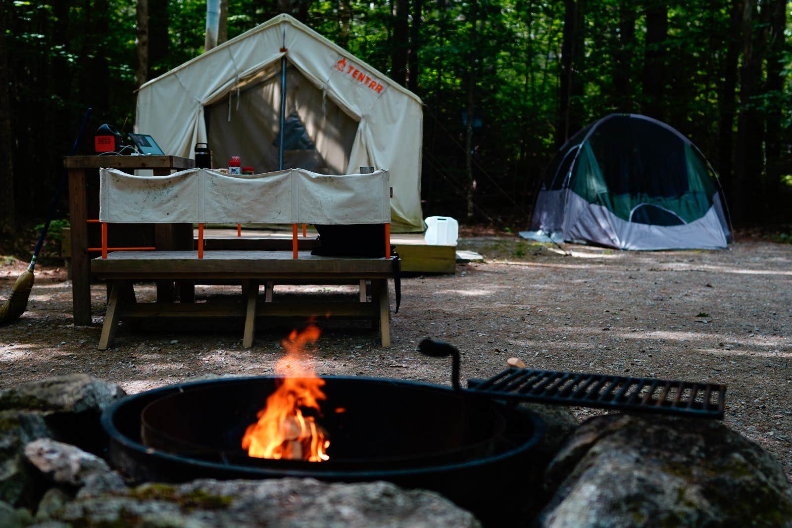 The Dyrt's photo at Tentrr State Park Site - Maine Bradbury State Park - Site 1 - Single Camp near Cumberland Center, ME