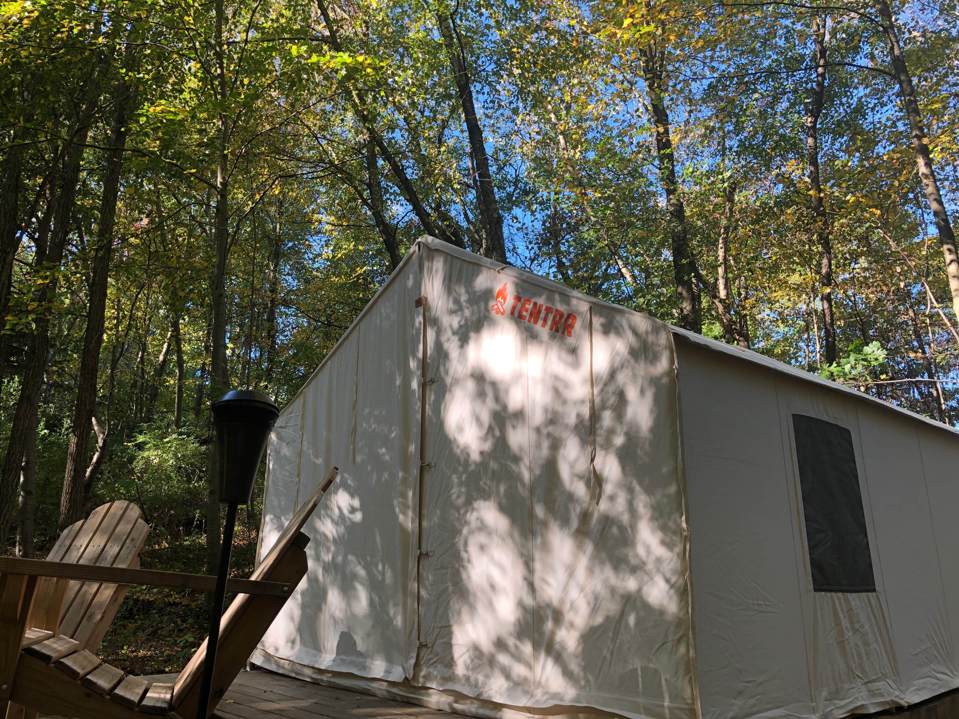 Camper submitted image from Tentrr Signature Site - Holmestead Woods - 2