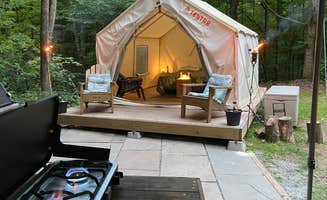 The Dyrt's photo at Tentrr Signature Site - Paradise Falls - Coleman Outfitted Site near Hancock, NY