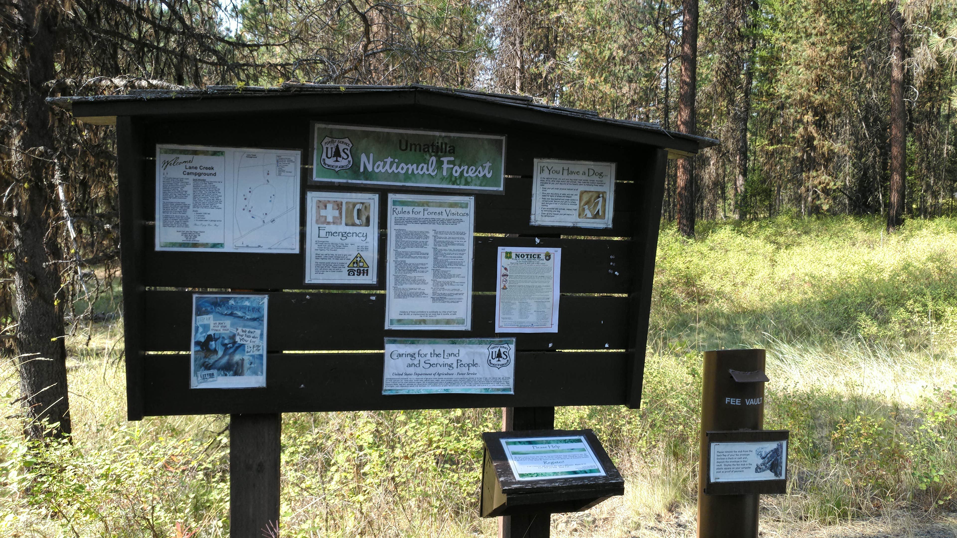 Camper-submitted photo at Lane Creek near Ukiah, OR