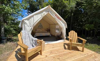 The Dyrt's photo at Tentrr Signature Site - Goose at Defenders Retreat - Coleman Outfitted Site near Lancaster, TN