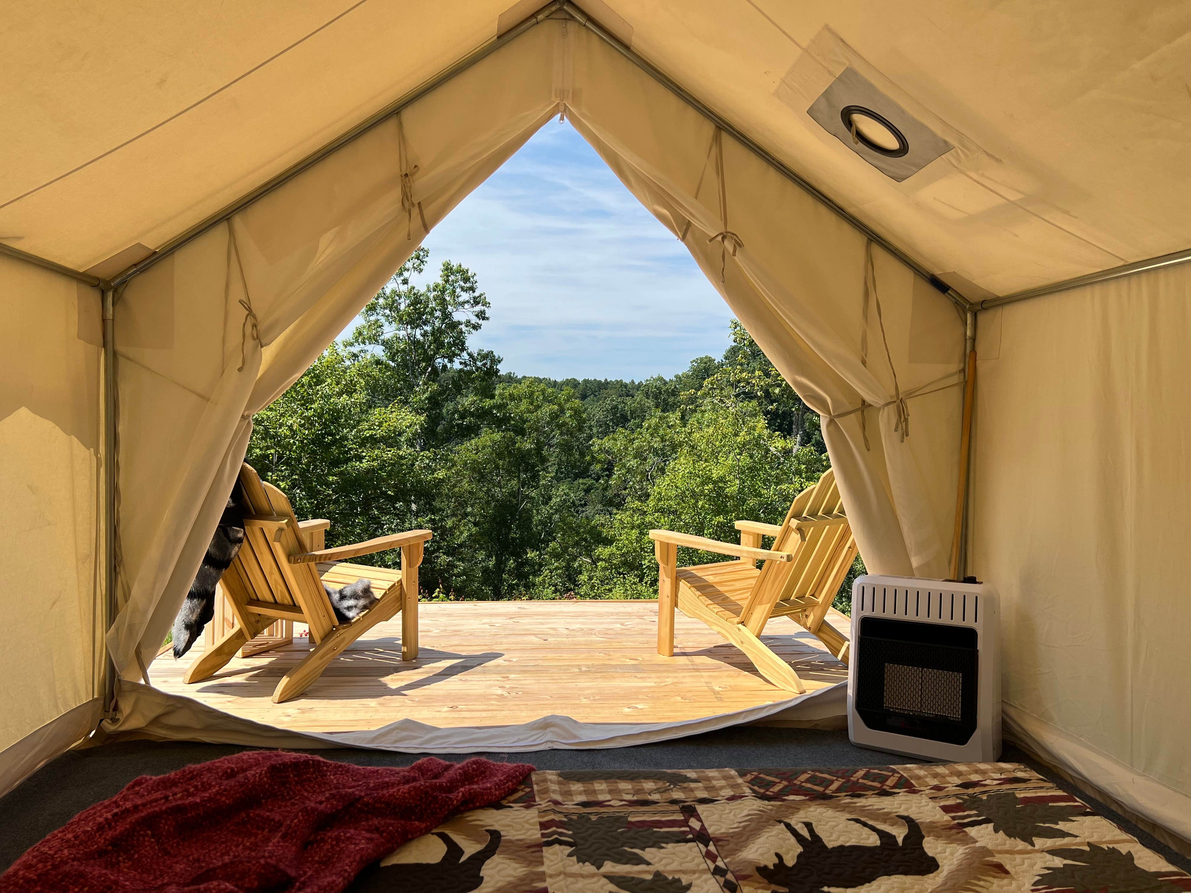 The Dyrt's photo at Tentrr Signature Site - Phoenix at Defenders Retreat - Site I near Monterey, TN