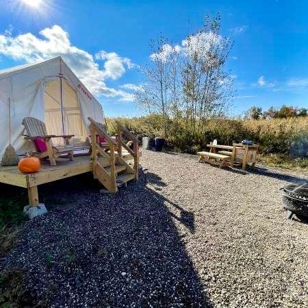 The Dyrt's photo at Tentrr Signature Site - Tranquility on the Farm: Riverview near Pine Bush, NY