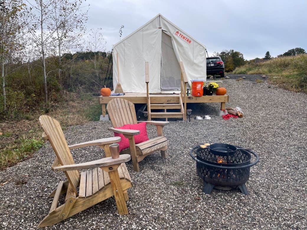 The Dyrt's photo at Tentrr Signature Site - Tranquility on the Farm: Mountain View near Pine Bush, NY