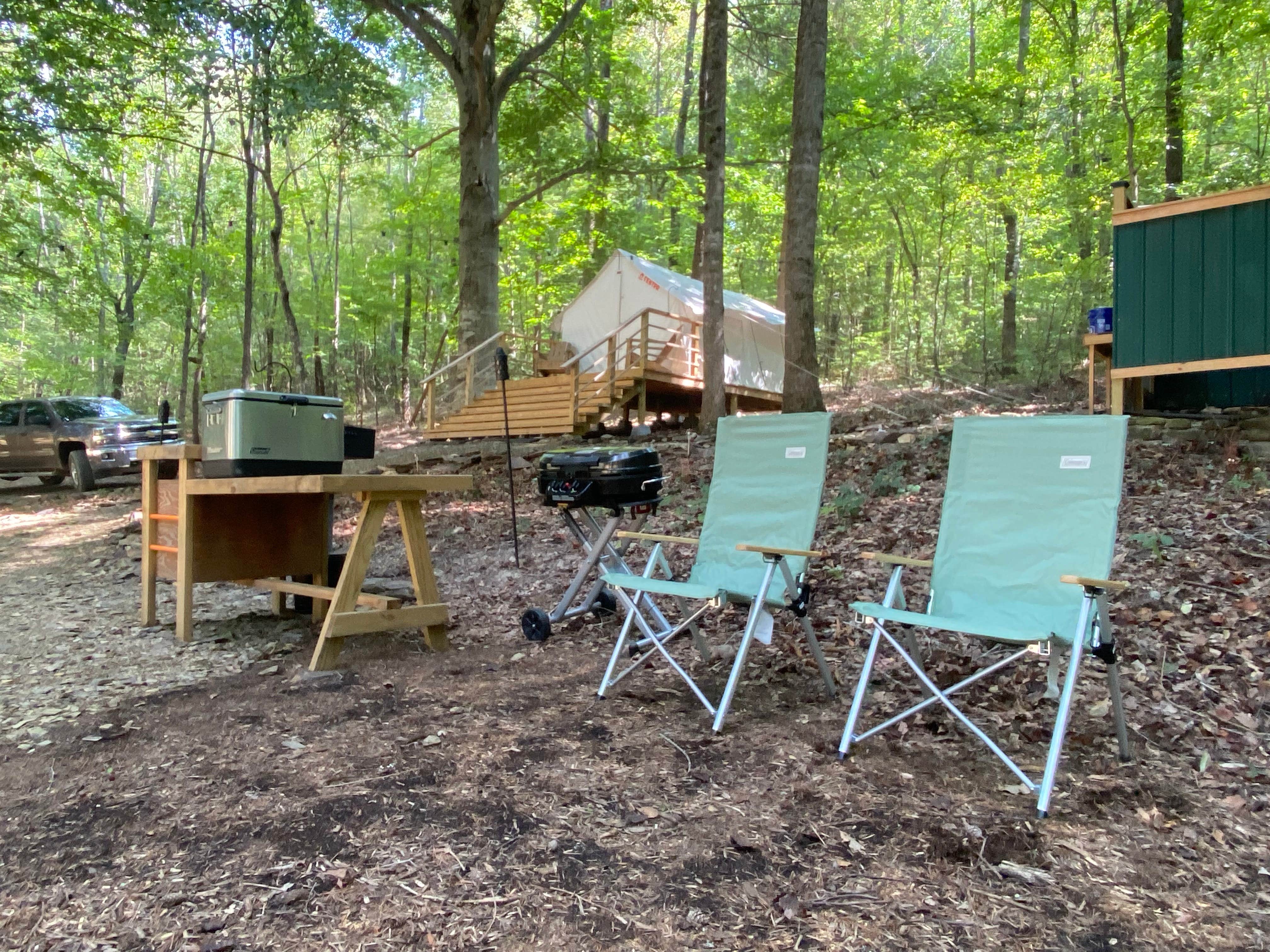 The Dyrt's photo at Tentrr Signature Site - Huff Farm - Coleman Outfitted Site near Lenoir City, TN